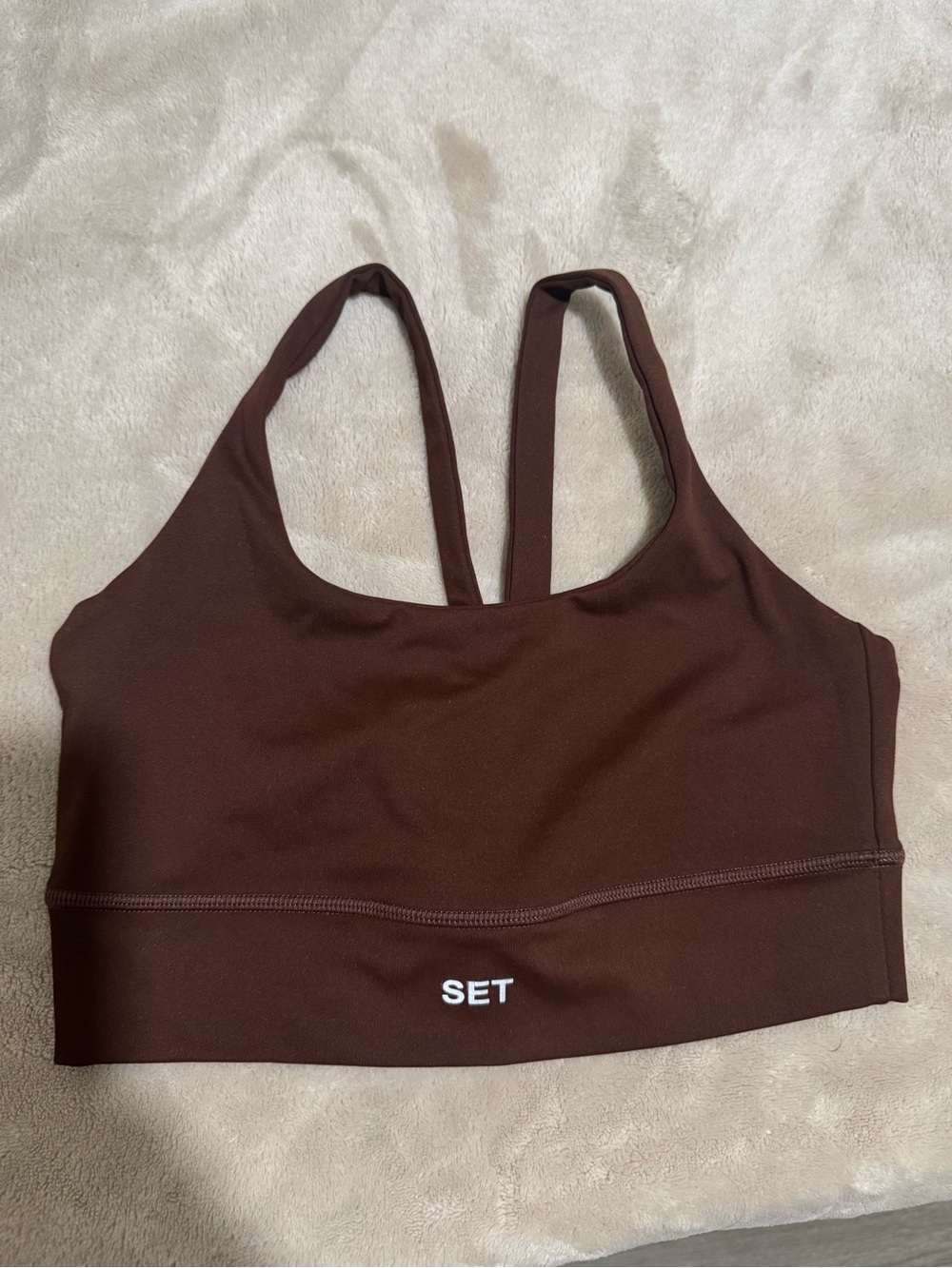 SET Active Brown Sports Bra